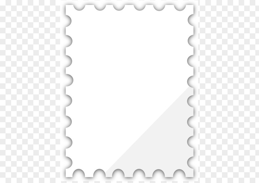 Blank Postage Stamp Template Stamps Mail Rubber Clip Art PNG