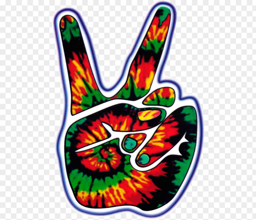 Decal Tie-dye Sticker Peace Symbols PNG