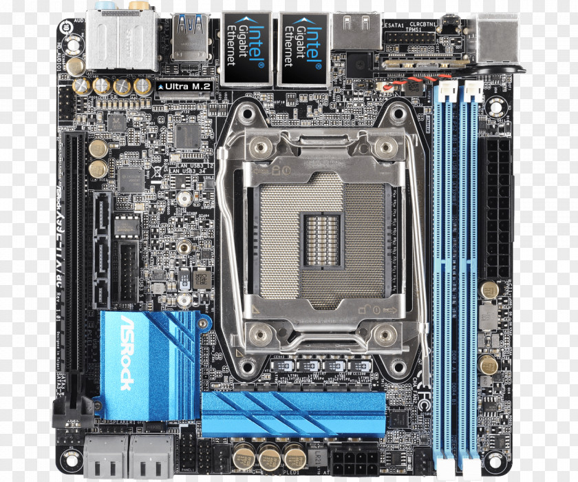 Intel X99 Mini-ITX LGA 2011 Motherboard PNG