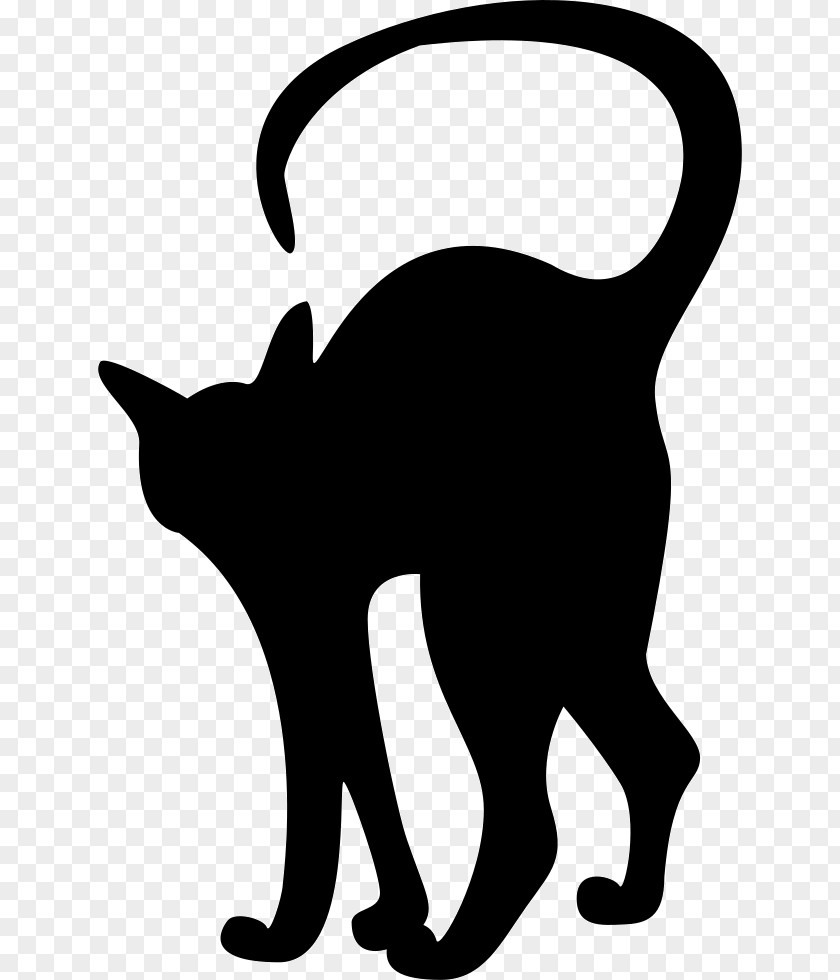 Silhouette Whiskers Logo Clip Art PNG