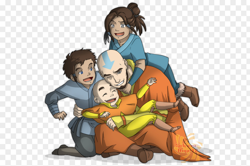 Aang Katara Zuko Sokka Tenzin PNG