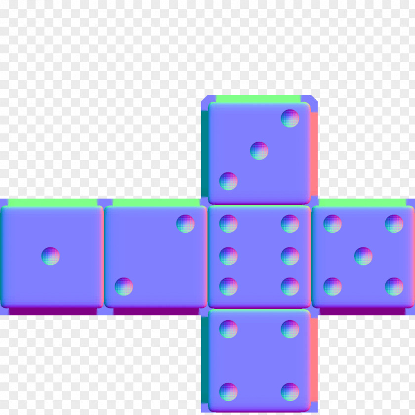 Dominoes Magenta Dice Texture PNG