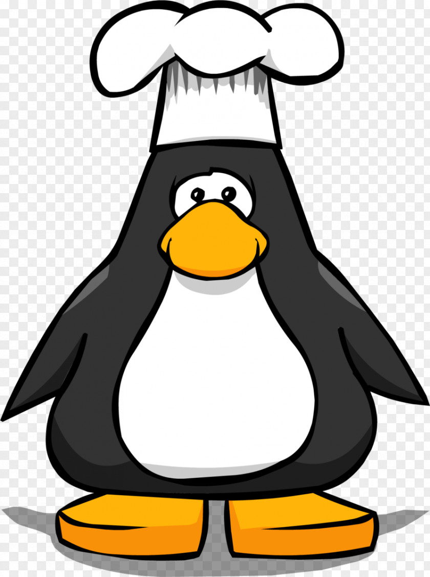 Penguin Club Chef's Uniform Party Hat PNG