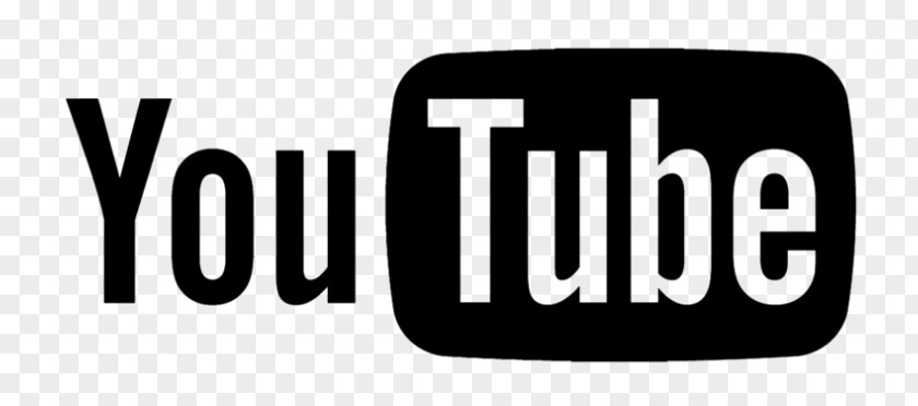 Youtube YouTube Logo Black And White PNG