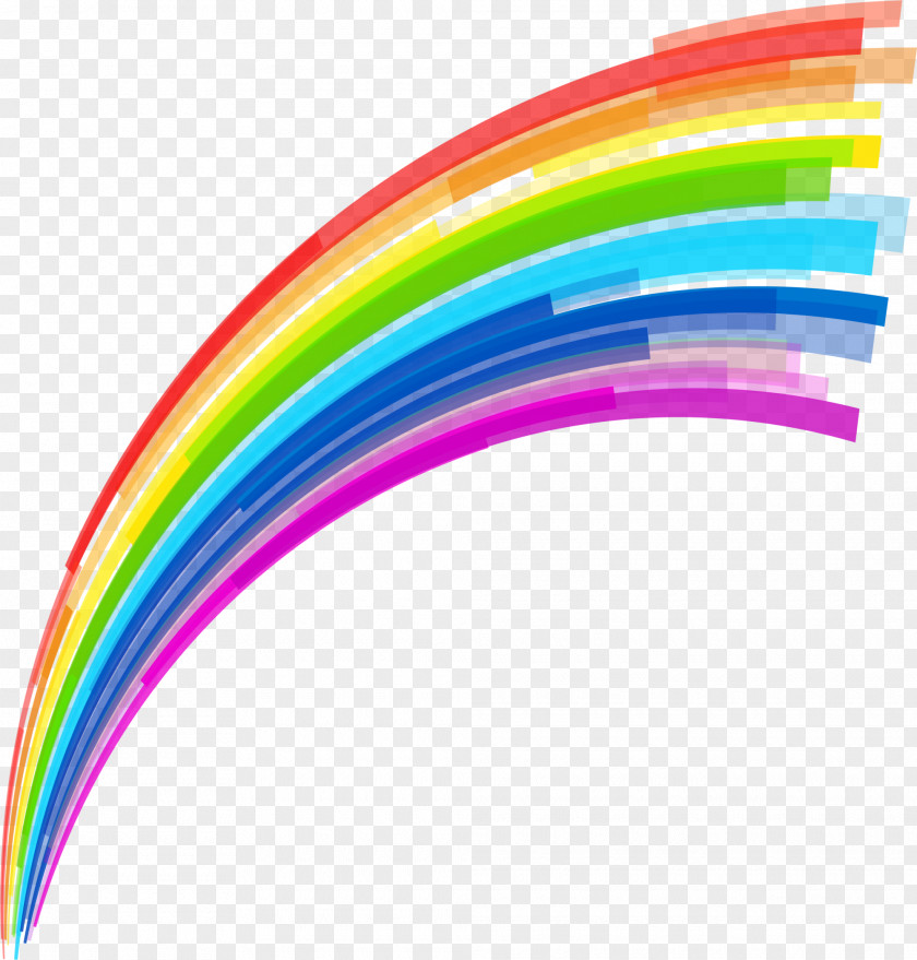 Colorful Rainbow Color Gradient PNG