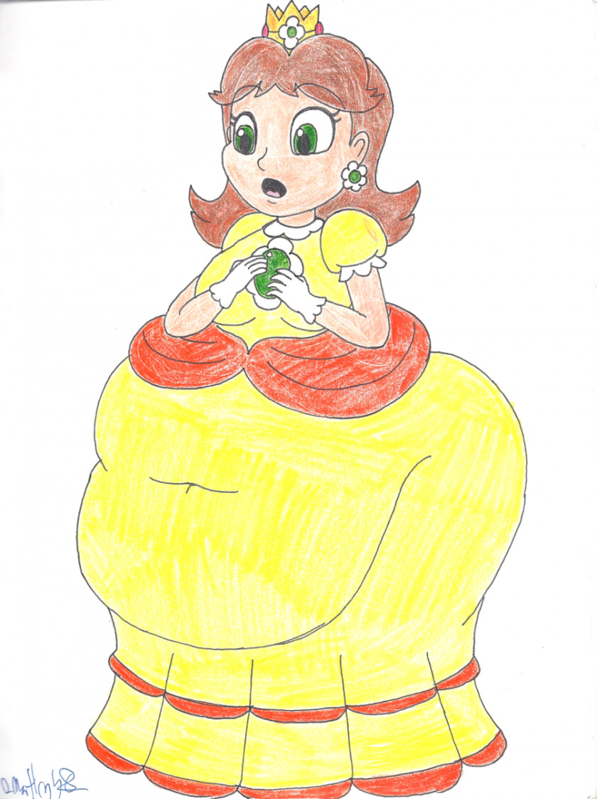 Fat Princess Cliparts Mario Daisy Peach Zelda PNG