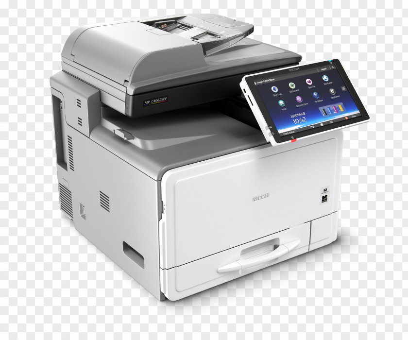 Printer Ricoh Photocopier Multi-function Laser Printing PNG