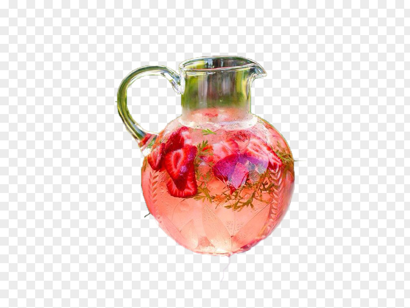 Strawberry Sugar Tea Soft Drink Juice Non-alcoholic Lemonade Sweet PNG