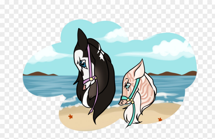 Beach Babe Animated Cartoon Marine Mammal Fish PNG