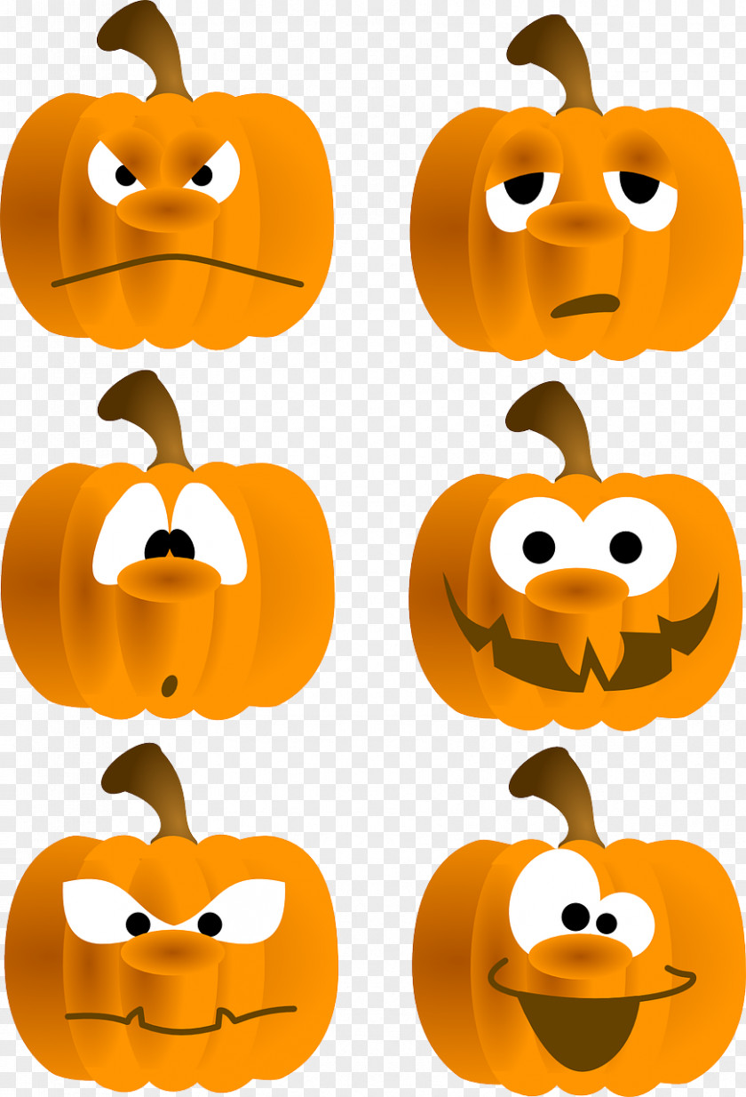 Cartoon Mask Pumpkin Jack-o-lantern Face Clip Art PNG