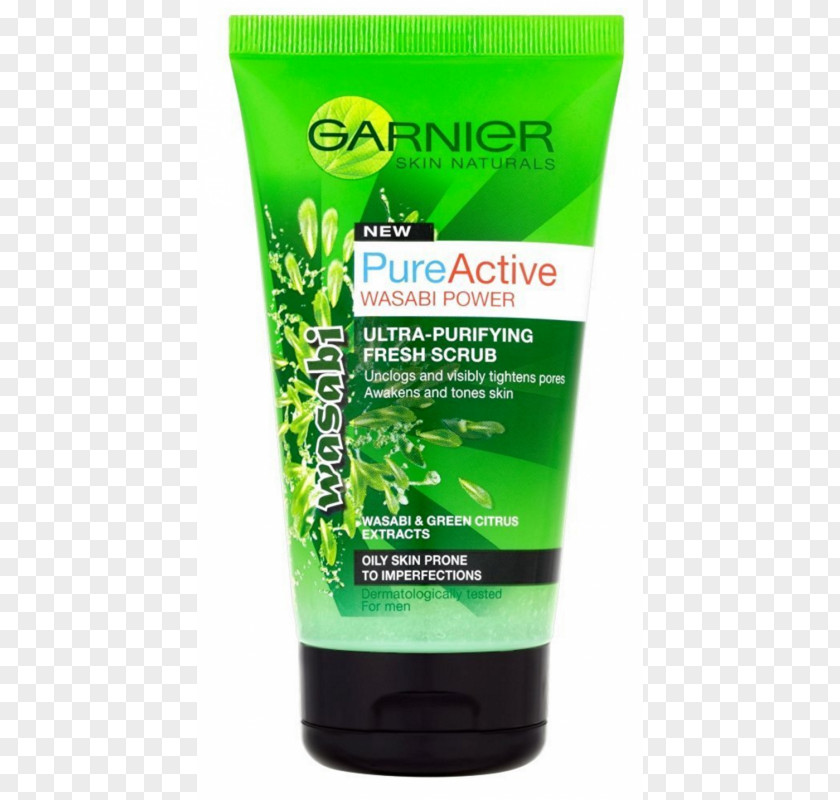 Face Scrub Garnier Exfoliation Cleanser Personal Care Cosmetics PNG