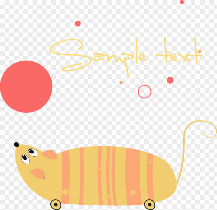 Vector Mouse To See The Sunrise Clip Art PNG