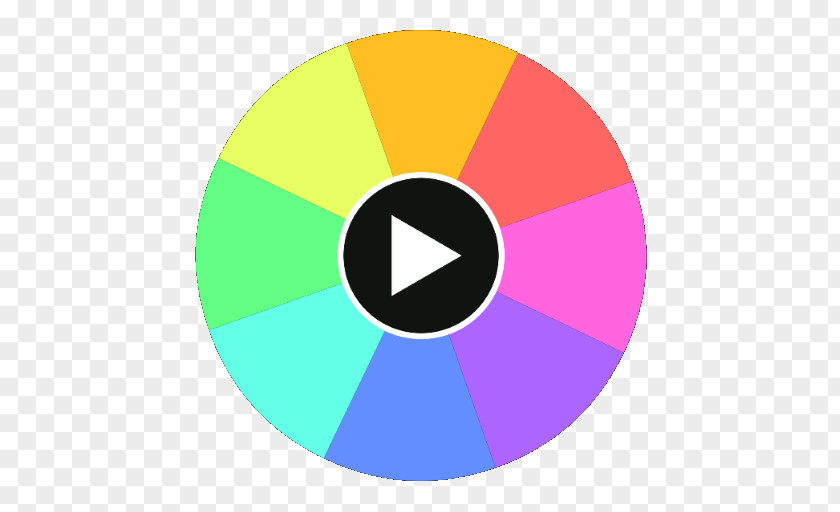 Android Color Wheel Spinner Spinny Game Mission PNG