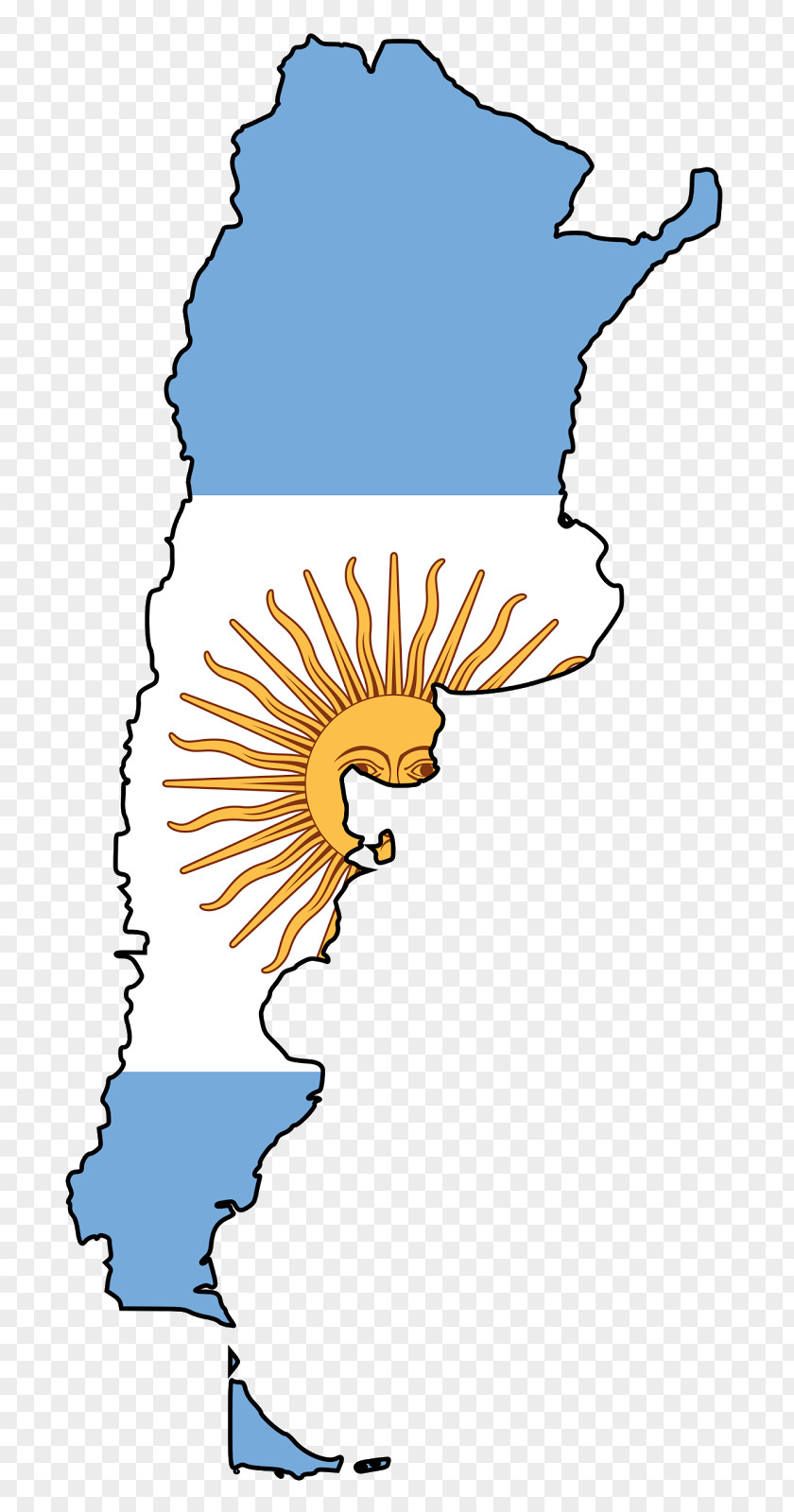 Argentina Flag Of Map Scotland PNG