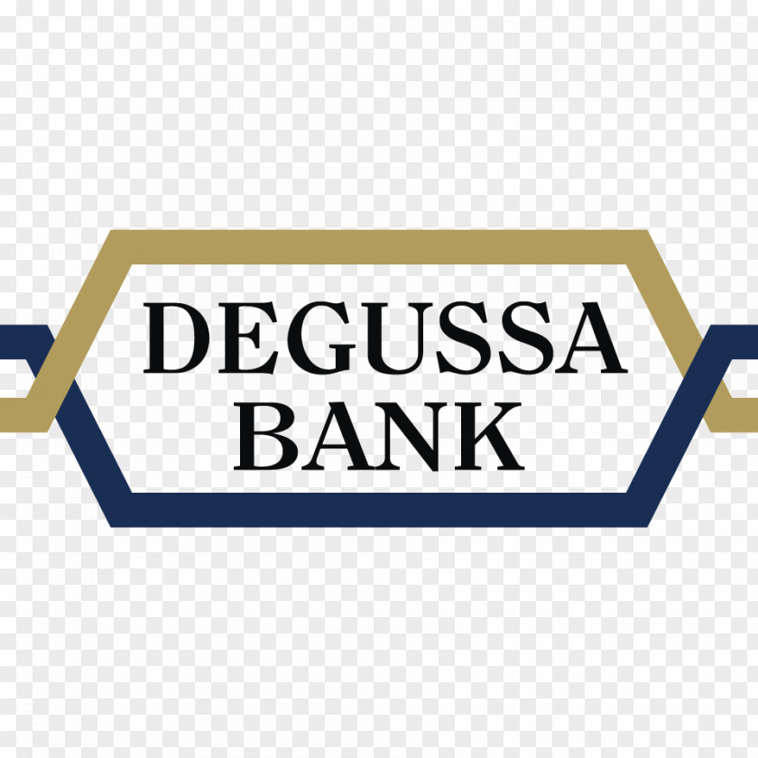 Bank Counter Degussa Logo Brand Product Design Organization PNG