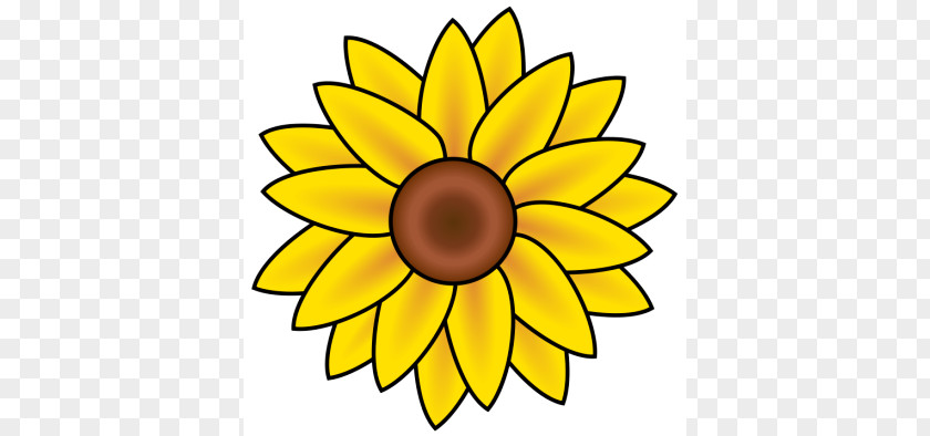 Flower Clip Art Common Sunflower PNG