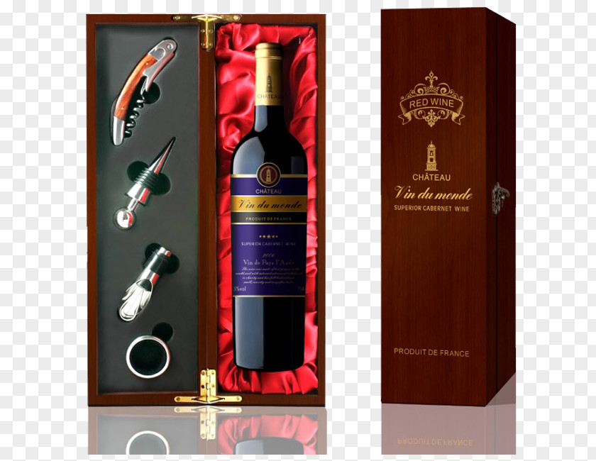 Red Wine Picture Download Baijiu Paper Box PNG