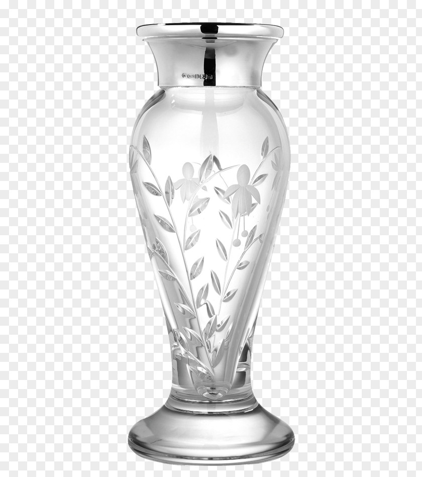 Vase Glass Silver Urn PNG