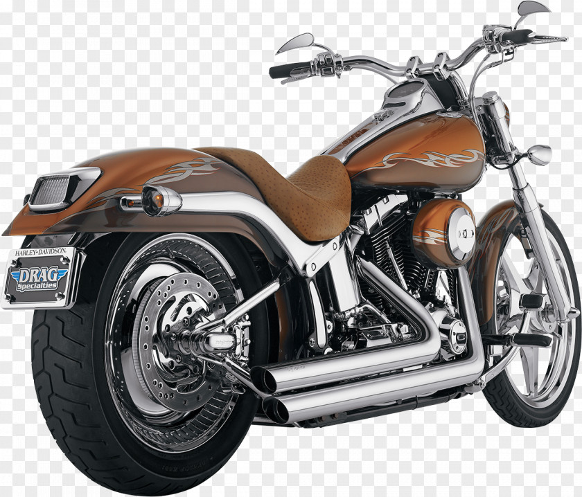 Car Exhaust System Cruiser Softail Motorcycle PNG