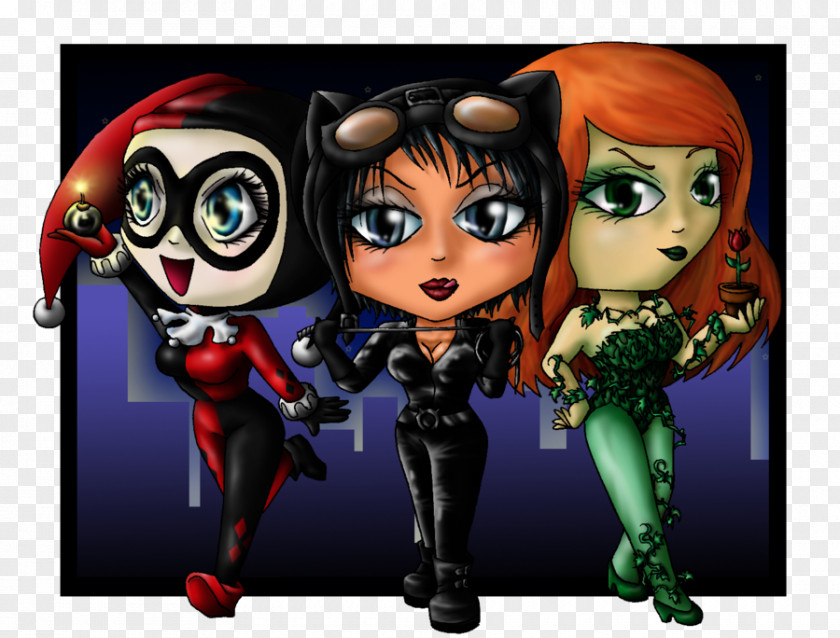 Harley Quinn Gotham Girls Batman: Arkham City Catwoman Riddler PNG