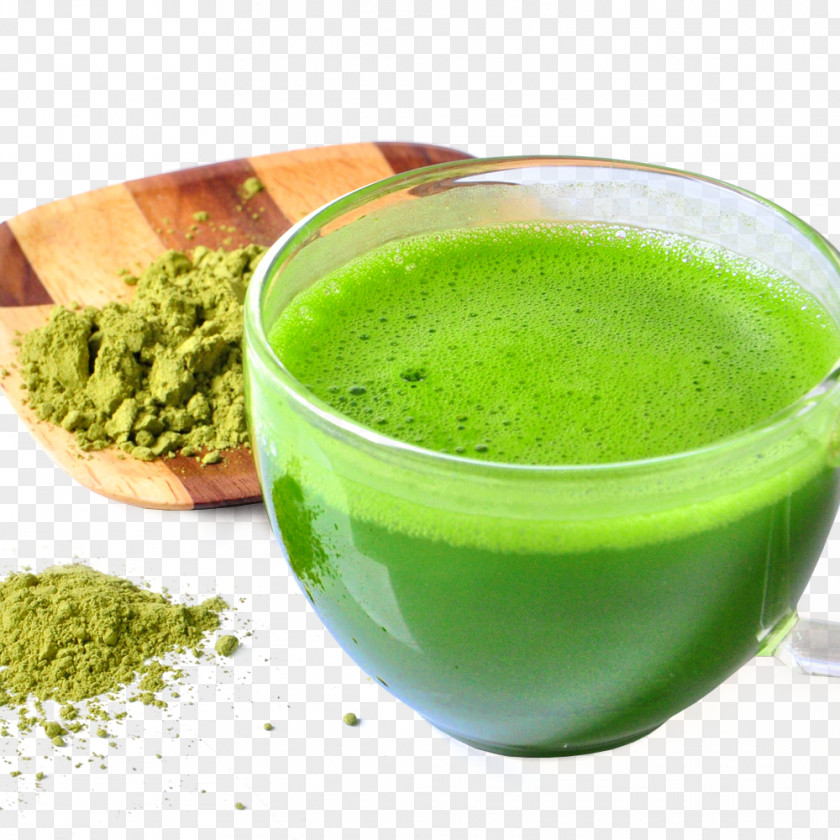 Matcha Powdered Juice Smoothie Green Tea PNG