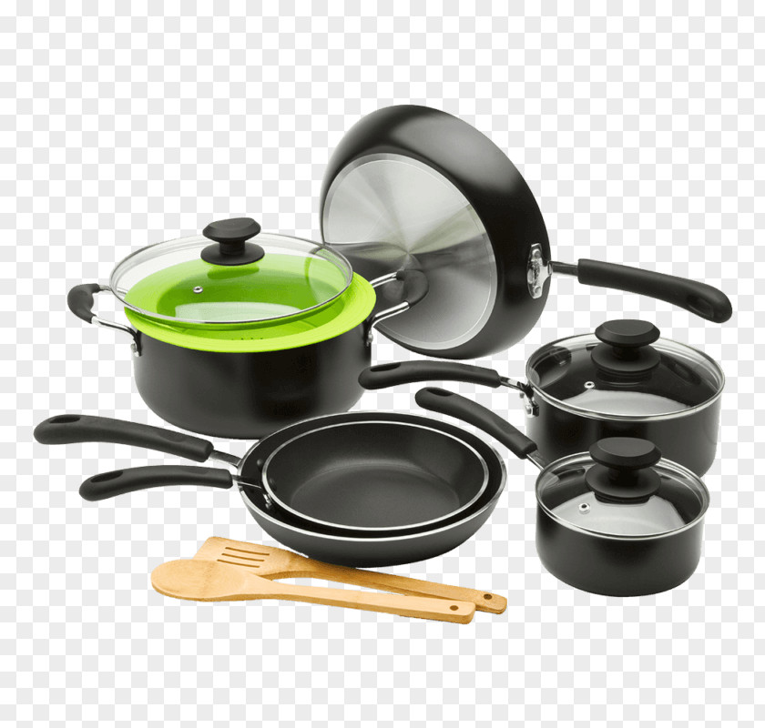 Frying Pan Non-stick Surface Cookware Lid Kitchen Utensil PNG