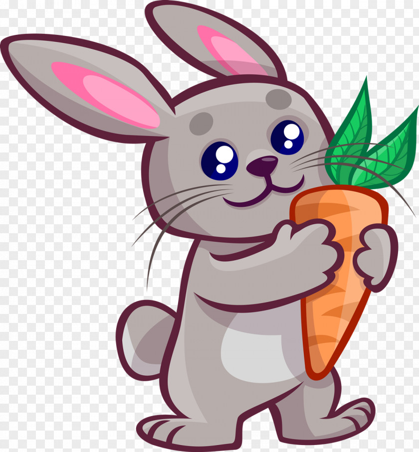 Looking Bunny Cliparts Easter European Rabbit Clip Art PNG