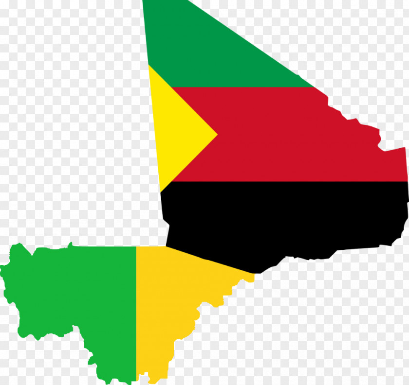 Map Flag Of Mali Blank PNG
