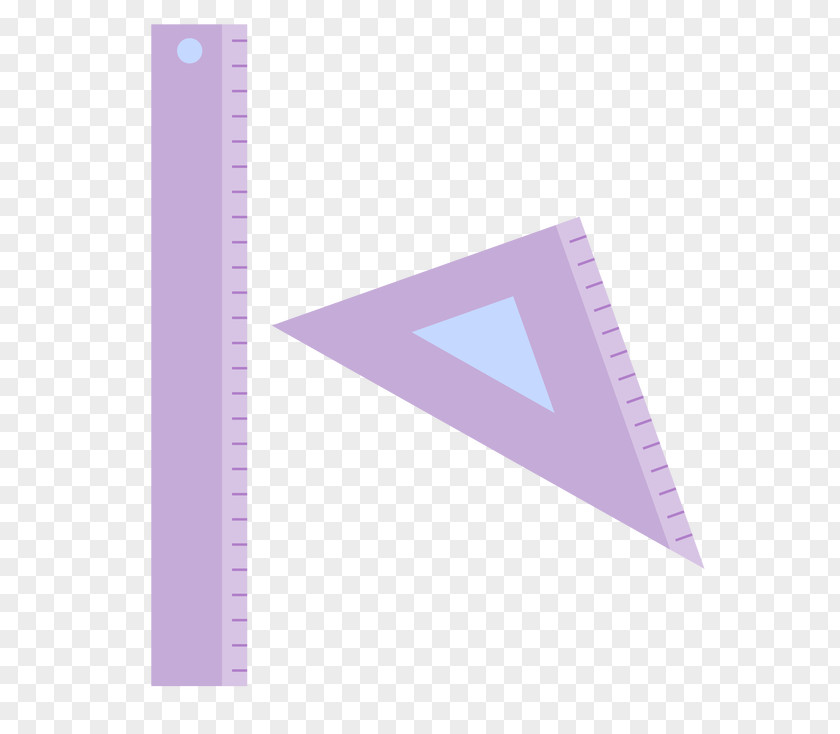 Purple Triangle Ruler Angle Brand PNG