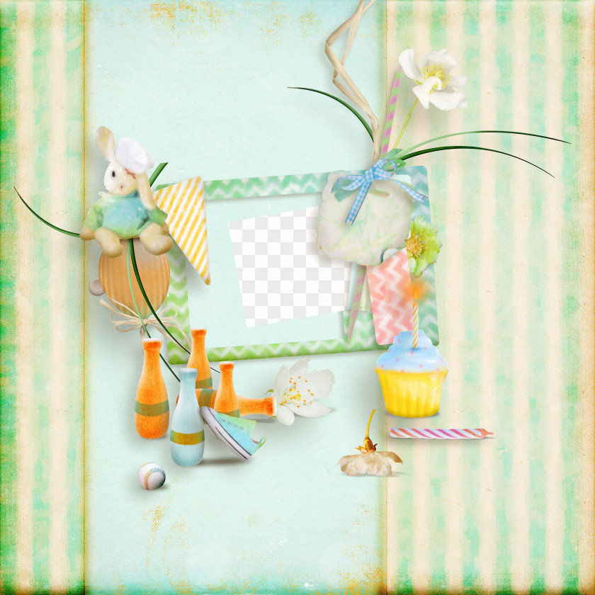 Rabbit Decorative Frame Picture Photography Icon PNG