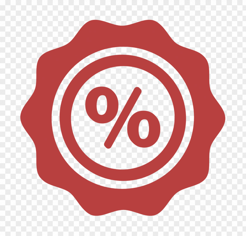 Supermarket Promotions Percentages Label Tool Icon Commerce PNG