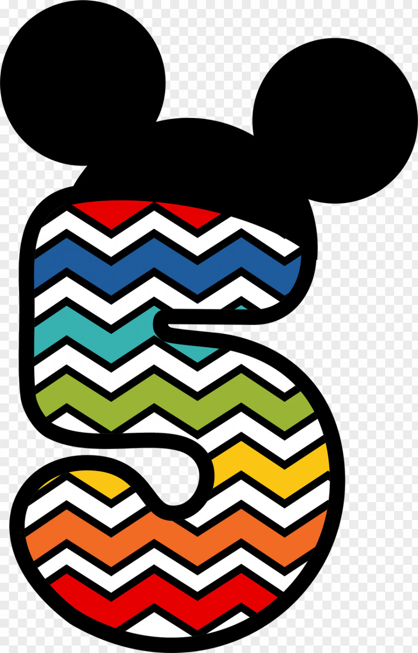 5 Mickey Mouse Minnie Digital Data Clip Art PNG
