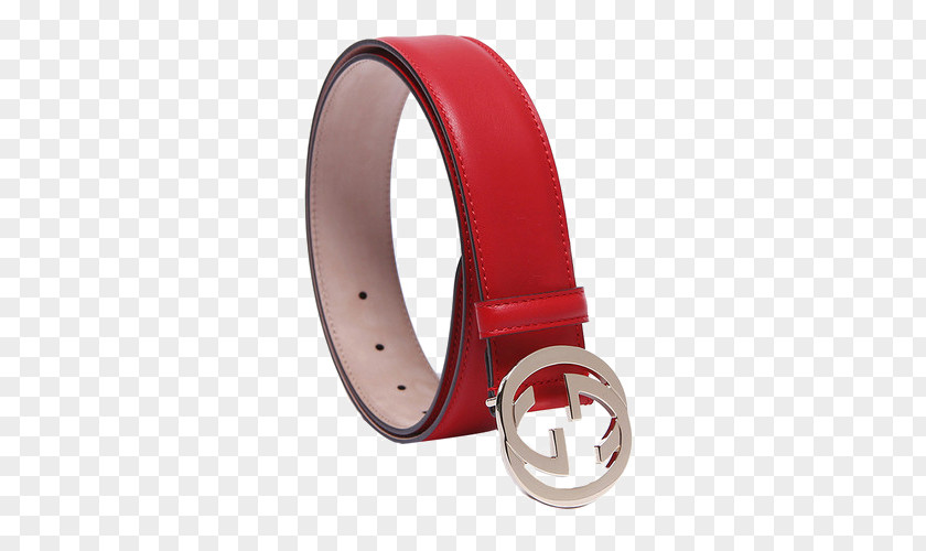 Ms. GUCCI Gucci Leather Belt Buckle PNG