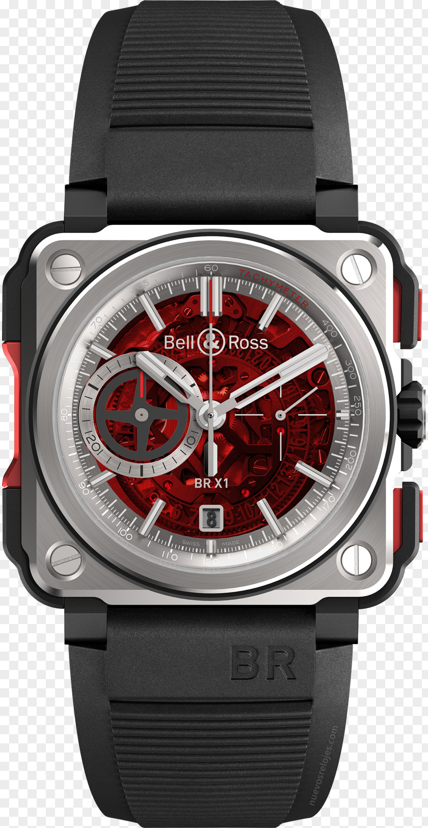 Watch Chronograph Automatic Bell & Ross, Inc. PNG