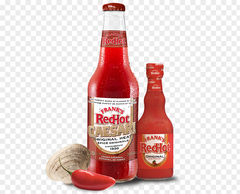 Cayenne Pepper Caesar Frank's RedHot Hot Sauce Liqueur PNG