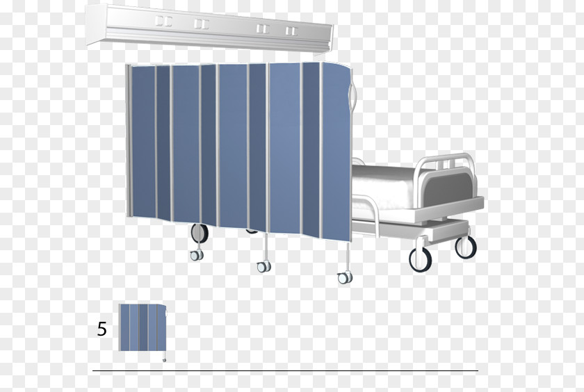 Hospital Ward Folding Screen Furniture Silentia AB PNG