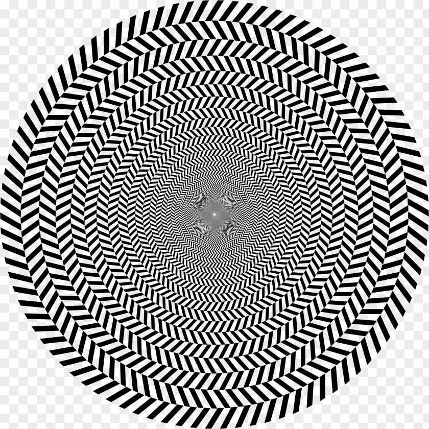 Optical Illusion Optics Op Art Fraser Spiral PNG