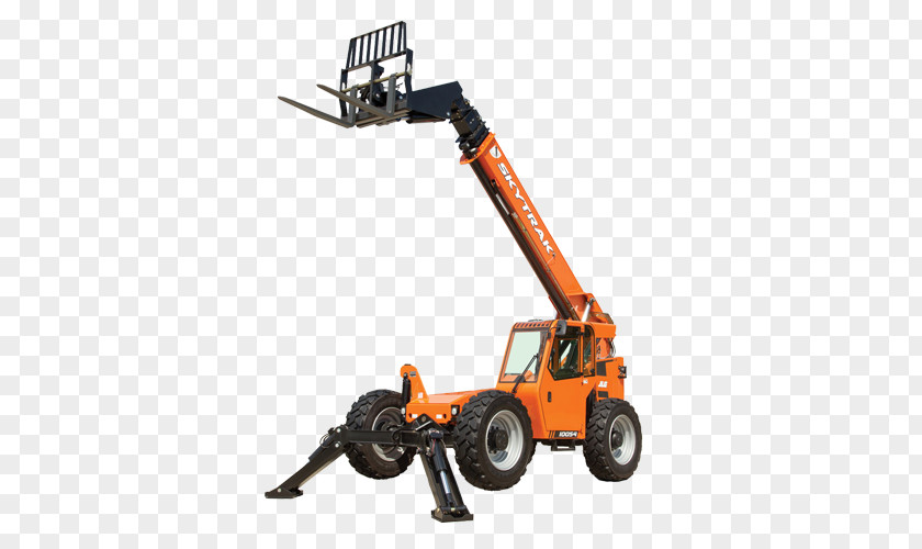 Towable Backhoe Telescopic Handler Forklift Heavy Machinery JLG Industries Product PNG