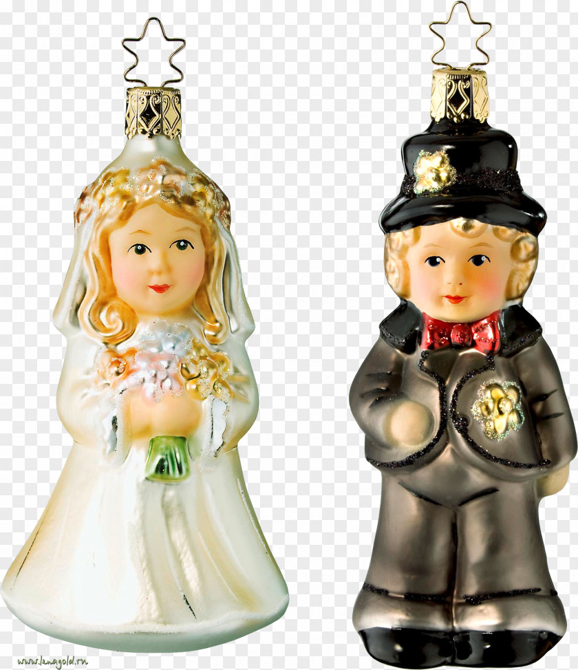 Wedding Christmas Ornament Ded Moroz Holiday PNG