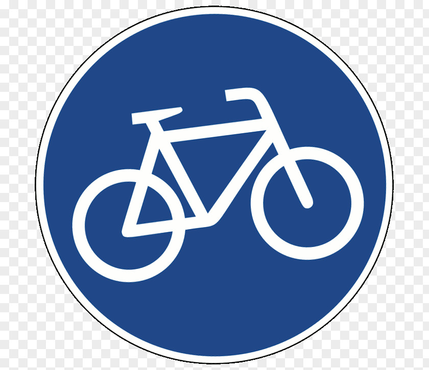 Bicycle Cycling Traffic Sign Segregated Cycle Facilities PNG