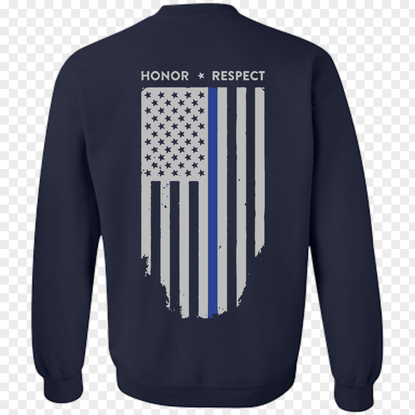 Thin Blue Line T-shirt Hoodie United States PNG