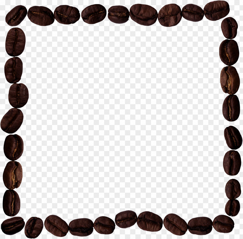 Black Rectangular Coffee Beans Bean Picture Frame Designer PNG