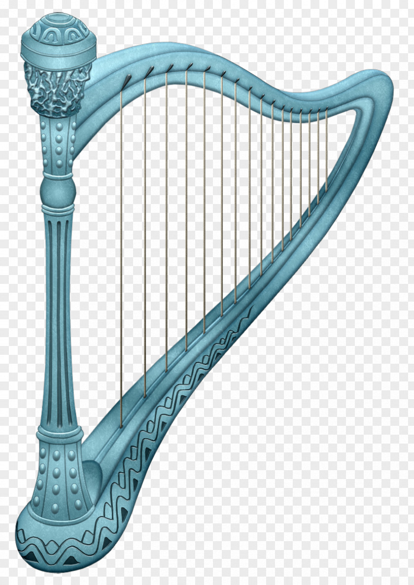 Blue Harp PNG Clipart Picture Jew's Icon PNG