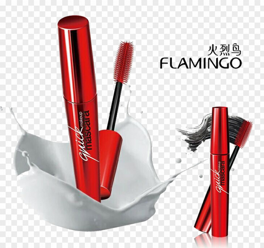 Flamingo Speed Makeup Mascara Sunscreen Make-up Cosmetics Eyelash PNG