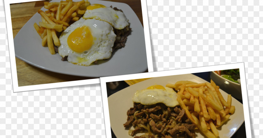 Junk Food Full Breakfast Lomo A Lo Pobre Side Dish Fried Egg PNG