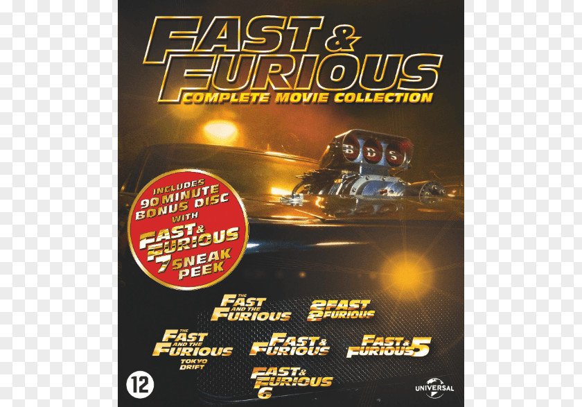Vin Diesel Blu-ray Disc Dominic Toretto Brian O'Conner The Fast And Furious DVD PNG