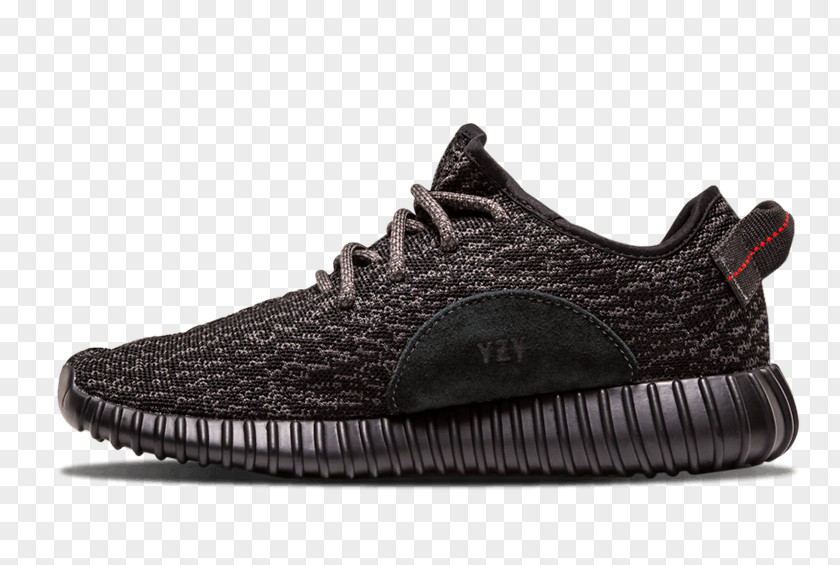 Adidas Yeezy 350 Boost V2 Mens Black Fabric 4 'Pirate Black' 2016 Sneakers PNG