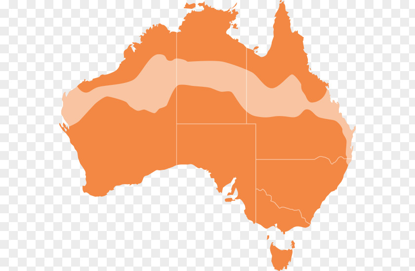 Australia Vector Map Cartography PNG