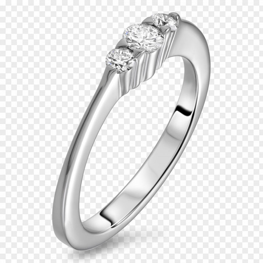 Diamond Trilogy Ring Jewellery Wedding PNG