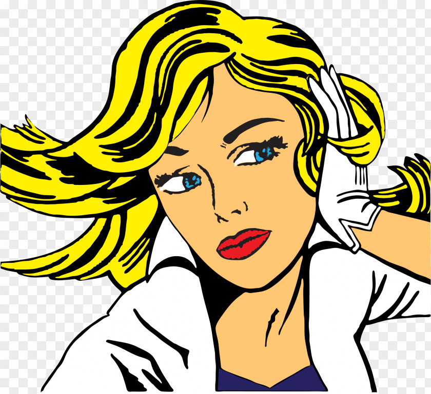 M-Maybe Pop Art Visual Arts PNG art arts, illustration of girl, blonde-haired woman clipart PNG